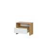 М/С Дольче Тумба прикроватная SV-мебель (Дуб золотой/Белый)