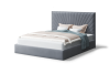 Кровать НА опоре Леона 1200 МЛЕК (нео 25/серый)
