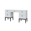 Спальный гарнитур Шарлиз Туалетный столик МЛЕК (Белое сияние/Белый снег софт (1496*771*458))