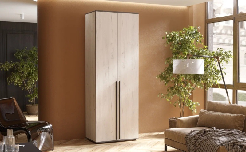 Норд Шкаф 2-х ств.(800) МИФ (Кашемир, Дуб Крафт серый)