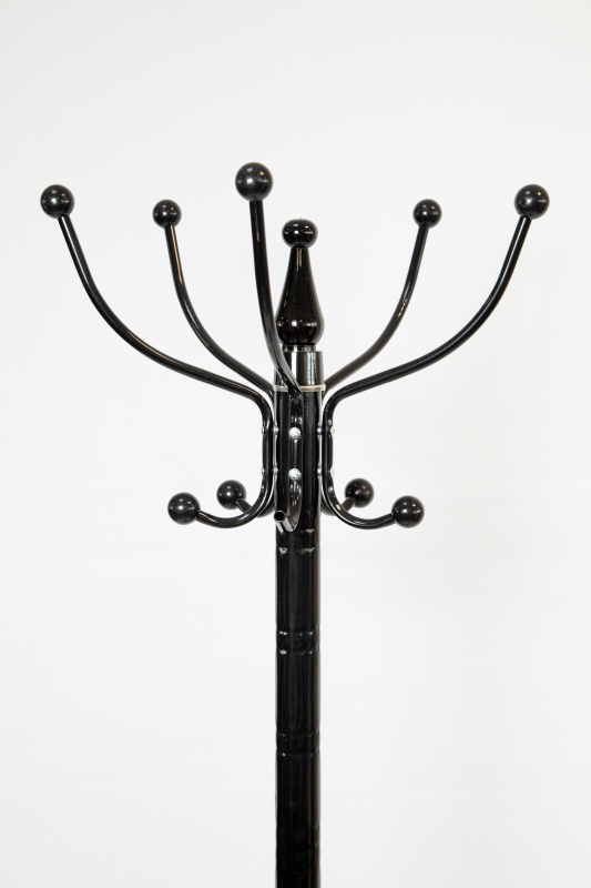 Вешалка Кларекс (NM-8010) КНР (Черный. Металлическая трубка + мраморное основание)