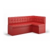 Диван угловой Остин Левый МЛЕК (экокожа Reex red(2050*1150*880))