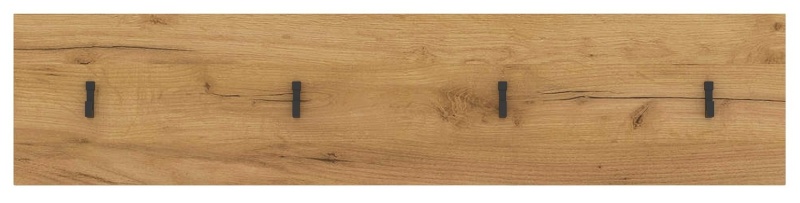 Прихожая Гретта Панель с крючками 900 ПАМИР (Крафт золотой-Белый)