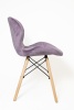 Стул Манжера КНР (бархатный стул, деревянные ножки, металлический каркас 59 фиолетовый)
