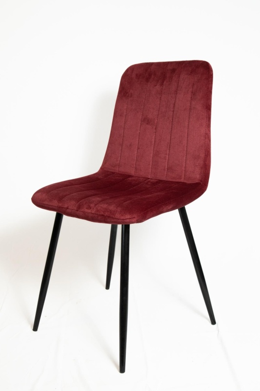 Стул Дору (велюр) КНР (бордовый)