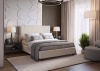 Кровать БЕЗ опоры София 1400 МЛЕК (бренди лайт 02/серо-белый)