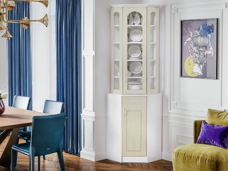 Буфет Констанция угловой МИФ (Фисташка)