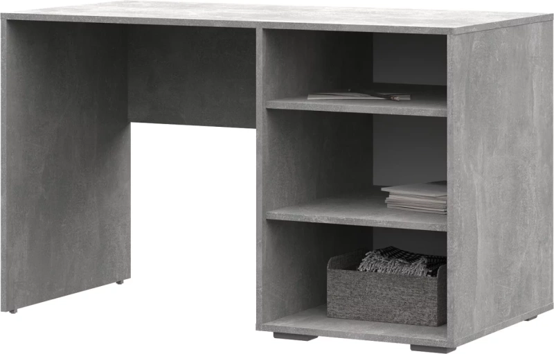 Денвер СТ 01 Стол Письменный СТЕНД (фасад БЕЛЫЙ/корпус АТЕЛЬЕ СВЕТЛЫЙ (1200 х735х604))