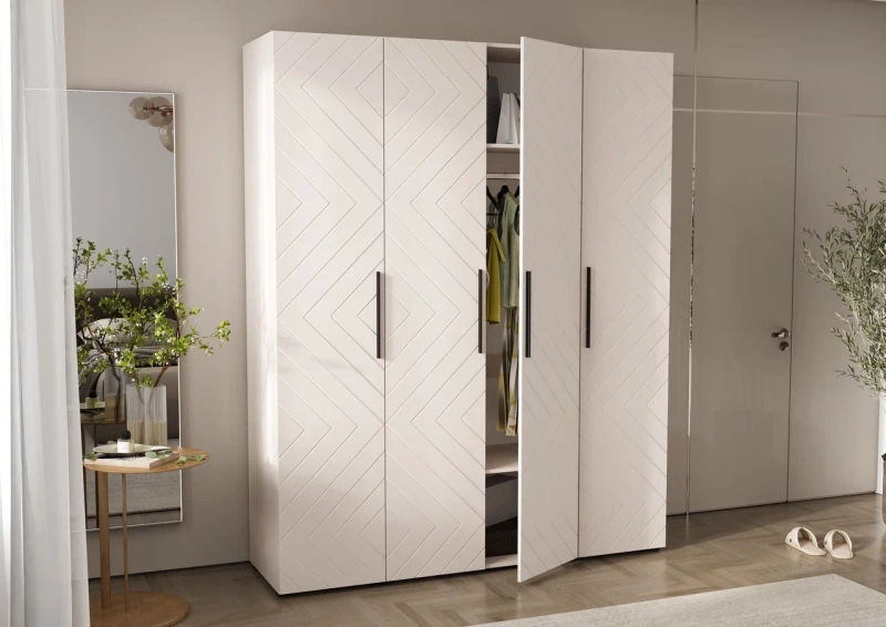 Спальный гарнитур Флэш Шкаф 4-х ств.(1800) МИФ (Кашемир, Кашемир)