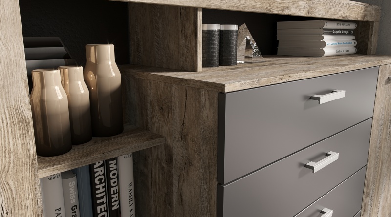 Ангара Пенал МИФ (Графит, дуб юкон)