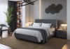 Кровать БЕЗ опоры Хилтон 1400 МЛЕК (нео 25/серый)
