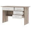 Сити Стол письменный СТЕНД (ДУБ КРАФТ БЕЛЫЙ/ДУБ КРАФТ СЕРЫЙ)
