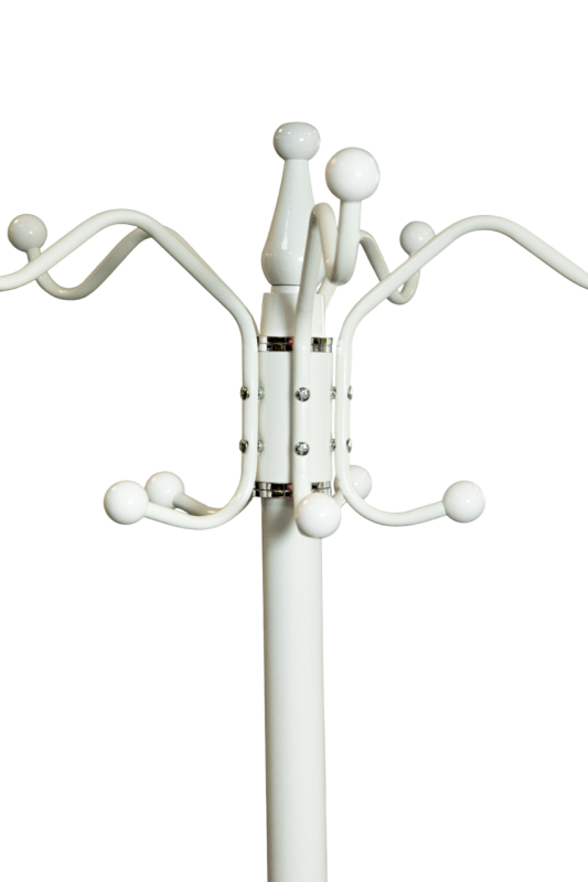 Вешалка Литон (NM-8015) КНР (Белый. Металлическая трубка  + мраморное основание)