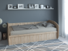 Кровать КД-1.8 с ПМ РОСТОК (Дуб баррик)