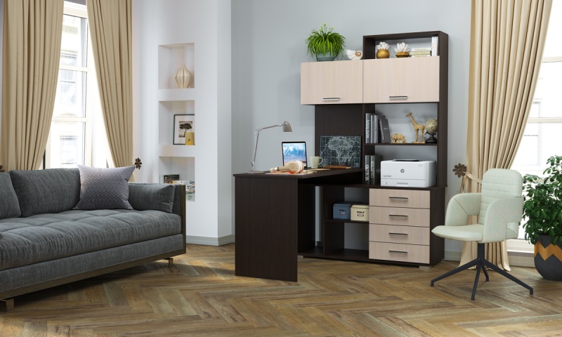 Стол ПКС-11 ЛЕВ. ПАМИР (Венге-Белфорт)