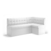 Диван угловой Остин Левый МЛЕК (экокожа Reex white(2050*1150*880))
