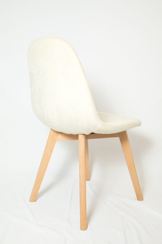 Стул Аделаида КНР (стул с бархатным сиденьем и деревянными ножками бежевый)