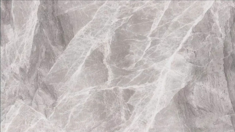 Стол Бастет Керамика 1400 Ваша Мебель (Керамика 91 BG Мрамор серый глянец, МДФ +пленка черная, каркас муар черный (1400(2000)*850))