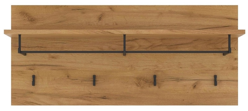 Прихожая Гретта Вешалка 900 ПАМИР (Крафт золотой-Белый)