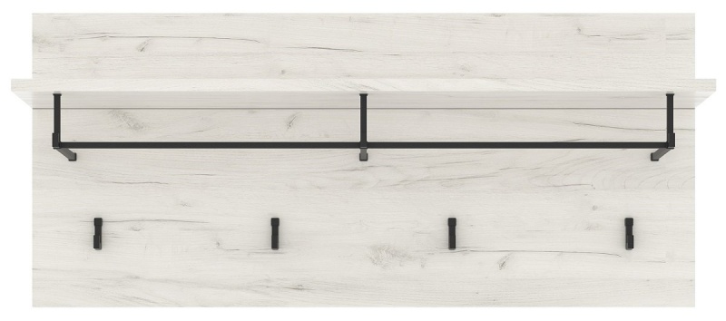 Прихожая Гретта Вешалка 900 ПАМИР (Крафт белый-Антрацит)