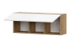 Модульная система Милан Шкаф навесной SV-мебель (Дуб Золотой/Белый Матовый)