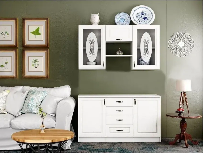 Буфет Констанция 1,5м МИФ (Белый матовый)