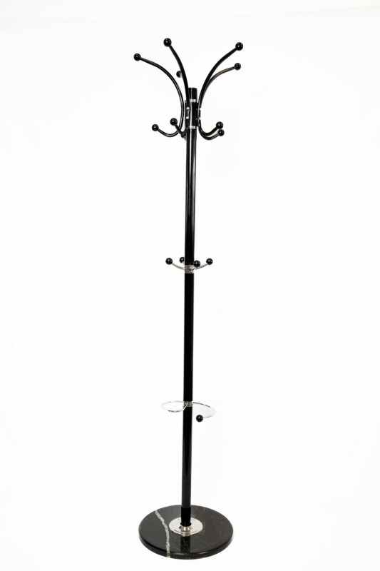 Вешалка Катерин (GH-8617) КНР (Черный. Металлическая трубка + мраморное основание)