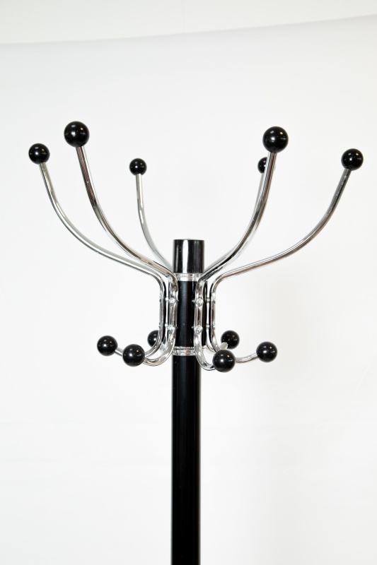 Вешалка Балена (NM-8606) КНР (Черный. Метал. трубка + мраморное основание)