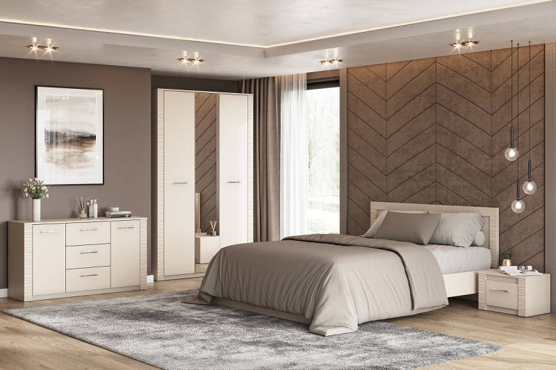 М/С Калипсо Комод 3 ящика 2-х ств. SV-мебель (Меланж)