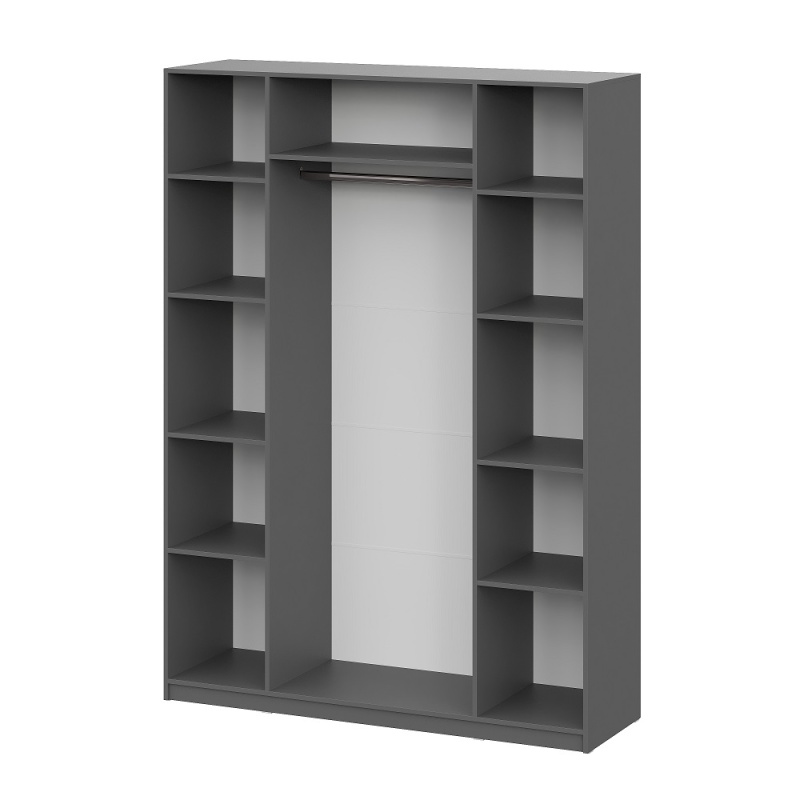 Шкаф ШК-5 (1600) SV-мебель (Графит серый)