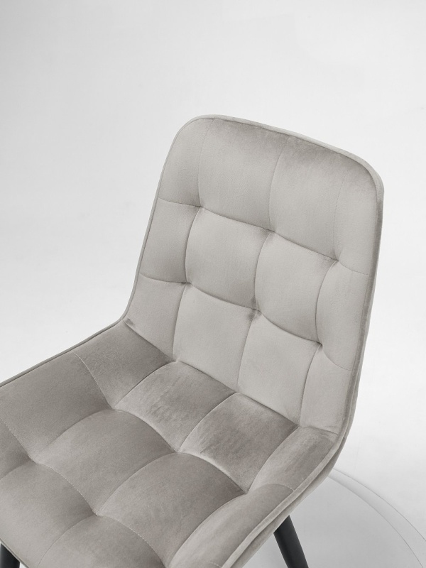 Стул Румба ПАМИР (F81 Светло-серый/Черная опора)