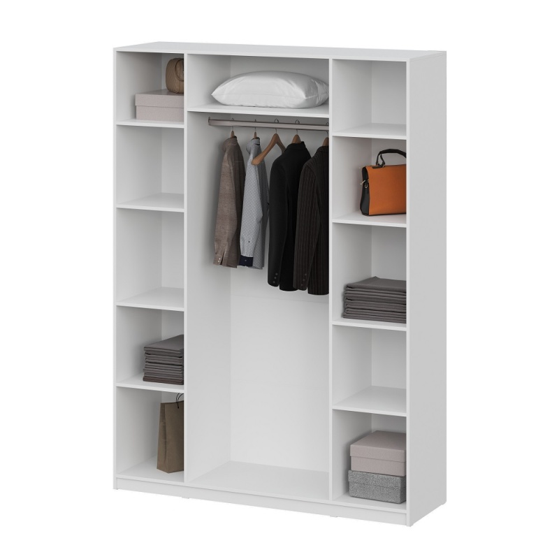 Шкаф ШК-5 (1600) SV-мебель (Белый текстурный)