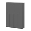 Шкаф ШК-5 (1600) SV-мебель (Графит серый)