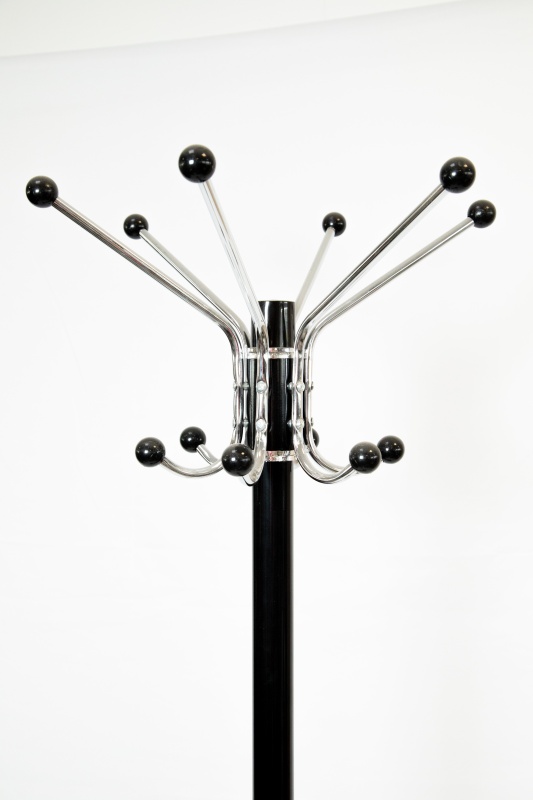 Вешалка Мори (NM-8009) КНР (Черный. Метал. трубка с + мраморное основание)