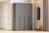 Шкаф ШК-5 (1600) SV-мебель (Графит серый)