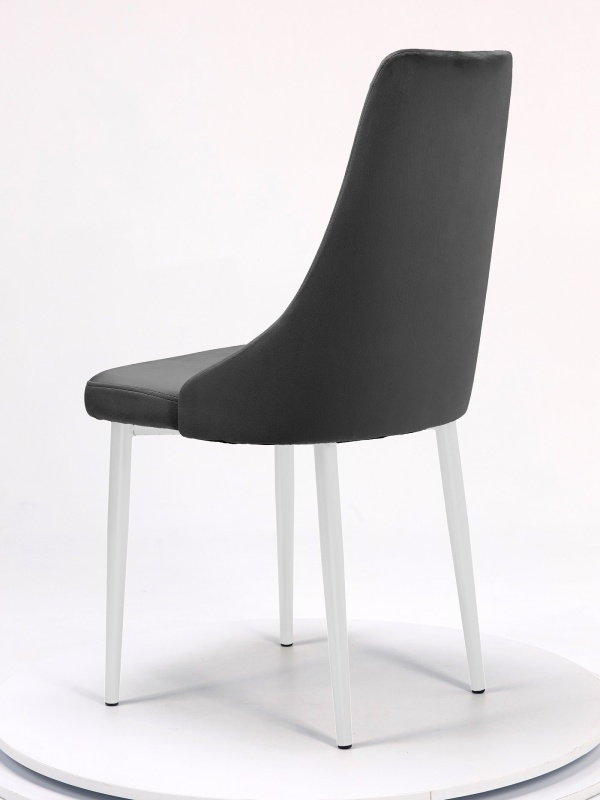 Стул Руссо ПАМИР (F83 Серый/Белая опора)