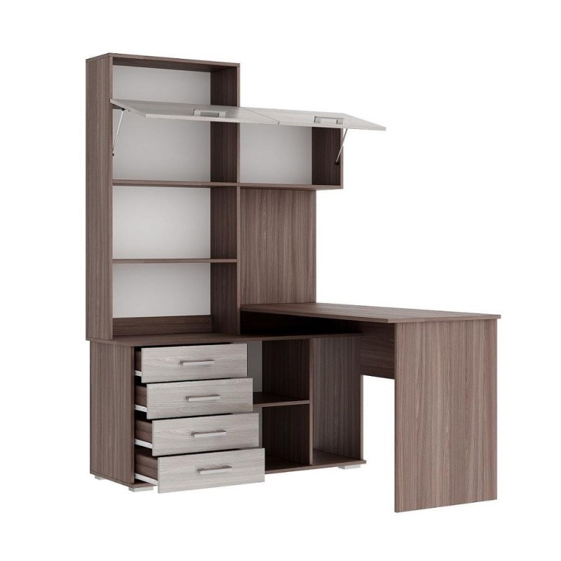 Стол ПКС-11 ПРАВ. ПАМИР (Шимо темный-Шимо светлый)