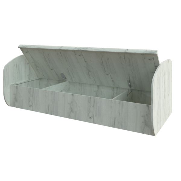 Кровать КД-1.8 с ПМ РОСТОК (Дуб крафт белый)