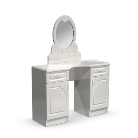 Гармония Туалетный стол МИФ (Белый глянец холодный, белый)