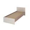 Басса (Бася) КР 554 Кровать 0,8*2,0 СТЕНД (фасад ШИМО СВЕТЛЫЙ/корпус ШИМО ТЕМНЫЙ (0,852х0,7х2,032))