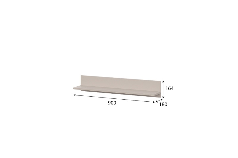 Модульная система Триумф Полка навесная SV-мебель (Меланж BS/Меланж)