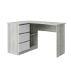Спальный гарнитур Лори Стол угловой (УНИ) МЛЕК (Дуб Серый/Белый(1244*766*850))