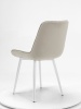 Стул Румба ПАМИР (F06 Светло-бежевый/Белая опора)