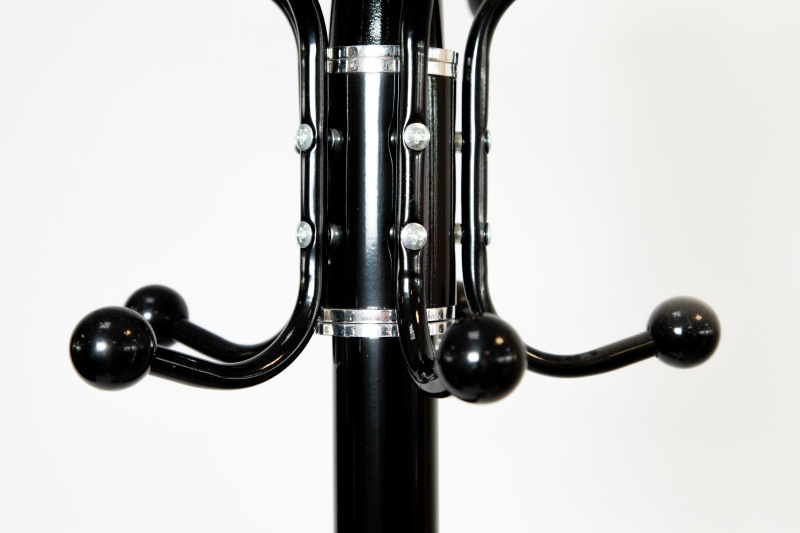 Вешалка Литон (NM-8015) КНР (Черный. Металлическая трубка  + мраморное основание)